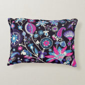 モダンペイズリー:伝統的東洋模様。 アクセントクッション (裏面)