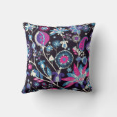 モダンペイズリー:伝統的東洋模様。 クッション (裏面)