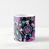 モダンペイズリー:伝統的東洋模様。 コーヒーマグカップ (中央)