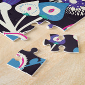 モダンペイズリー:伝統的東洋模様。 ジグソーパズル (側面)