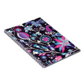 モダンペイズリー:伝統的東洋模様。 ノートブック (右側)