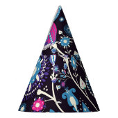 モダンペイズリー:伝統的東洋模様。 パーティーハット (左)