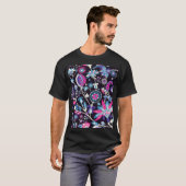 モダンペイズリー:伝統的東洋模様。 Tシャツ (正面フル)