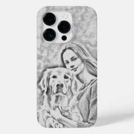 モダンペンシル引き出し犬MOM犬の恋人iPhoneケース Case-Mate iPhone 14 Proケース