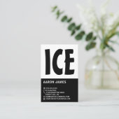 モダンホッケーはっきりした選手、ホッケーコーチ 名刺 (スタンド正面)