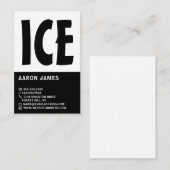 モダンホッケーはっきりした選手、ホッケーコーチ 名刺 (正面/裏面)