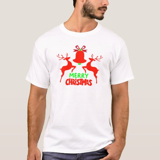 モダンホリデーウィムジカルメリークリスマス Tシャツ (正面)