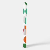 モダンホリデーグリーンピンクジオメトパーソナライズされたリ Case-Mate iPhoneケース (裏面 / 右)