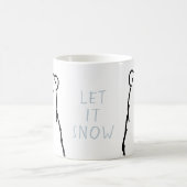 モダンホリデーズウィンターポーラベアカスタム コーヒーマグカップ (中央)