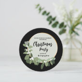 モダンホリデー企業のクリスマスパーティーテンプレート 招待状 (スタンド正面)