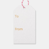 モダンホリデー メリークリスマス プリント ギフトタグ (裏面)