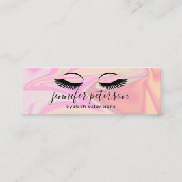 モダンホロエレガントグラフィックまつげ スキニー名刺