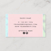 モダンホロエレガントグラフィックまつげ 名刺 (裏面)