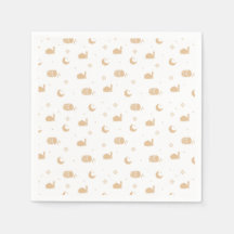 モダンホワイトベージュラマダーン&イードナプキンズ