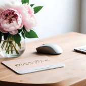 モダンボスマスタイリッシュマ赤面ピンク、金ゴールド&大理石 マウスパッド