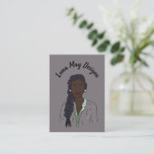 モダンボス女性ジュエリー表示名刺 名刺 (スタンド正面)