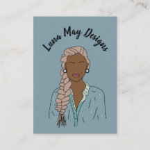 モダンボス女性ジュエリー表示名刺