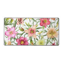 モダンボタニカルアートデザインのヘメロカリスがいっぱい