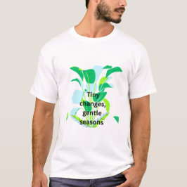 モダンボタニカルリーフ Tシャツ