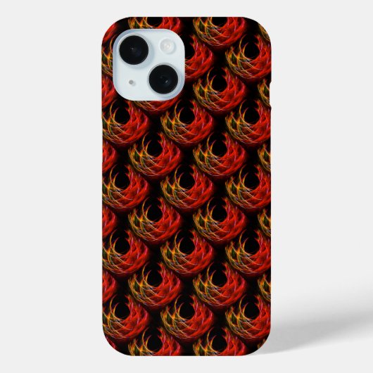 モダンボヘミアンエレガント抽象アートパターン #503 Case-Mate iPhoneケース (裏面)