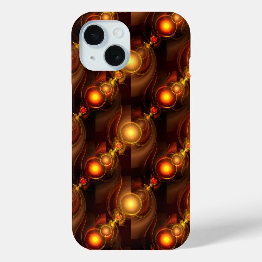 モダンボホエレガントな抽象芸術パターン #501 ゴールド Case-Mate iPhoneケース (裏面)