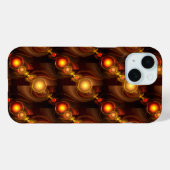モダンボホエレガントな抽象芸術パターン #501 ゴールド Case-Mate iPhoneケース (裏面 (横))