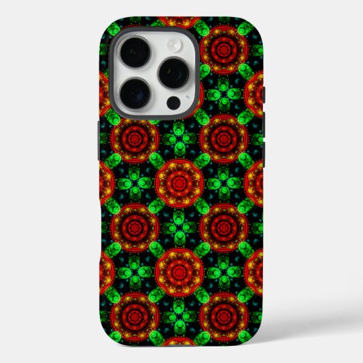 モダンボホモダンなエレガントな抽象フラワーパターン #504 Case-Mate iPhoneケース (裏面)