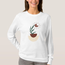 モダンボホロングスリーブTシャツ
