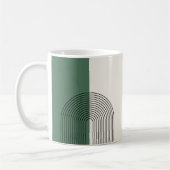 モダンボホ抽象画 コーヒーマグカップ (左)