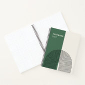 モダンボホ抽象画 ノートブック (内部)