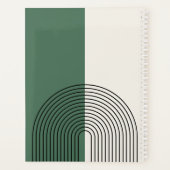 モダンボホ抽象画 プランナー手帳 (裏面)