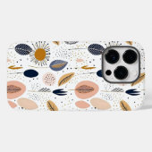 モダンボホ抽象的ボタニカル柄 Case-Mate iPhoneケース (裏面 (横))