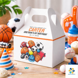 モダンボーイズ スポーツボール オールスター 1歳の誕生日 フェイバーボックス