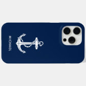 モダンボートアンカーミニマリストカスタムスワッグ Case-Mate iPhoneケース (裏面 (横))