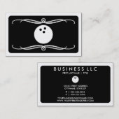 モダンボーリング（色をカスタマイズ可能） 名刺 (正面/裏面)