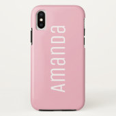 モダンボールドフォント ピンク Case-Mate iPhoneケース (裏面)