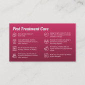 モダンポスト/プレトリートメント気に体 名刺 (裏面)