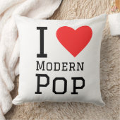 モダンポップのスクエアステッカーが好き クッション (ブランケット)