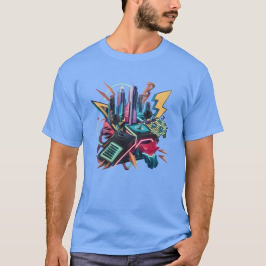 モダンポップカルチャーおもしろTシャツ Tシャツ (正面)