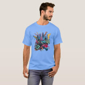 モダンポップカルチャーおもしろTシャツ Tシャツ (正面フル)