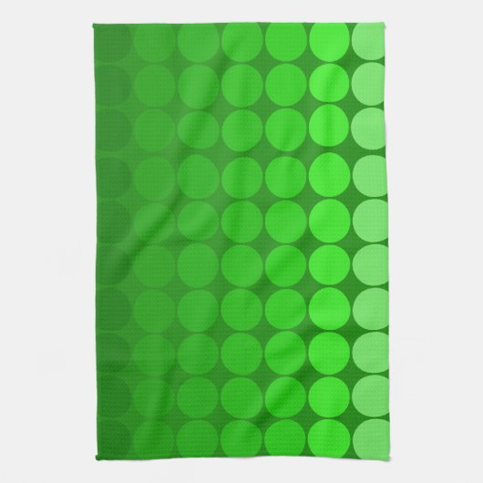 モダンポップ・アートの輪 キッチンタオル (縦)