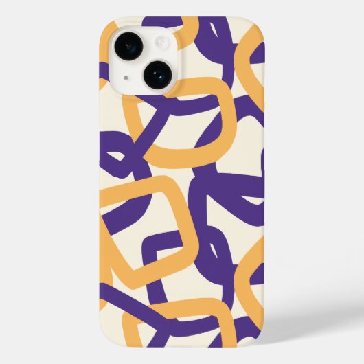 モダンポップ スクエアタングル Case-Mate iPhoneケース (裏面)