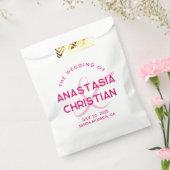 モダンマはっきりしたゼンタ結婚ン フェイバーバッグ (封をした状態)