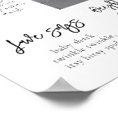 モダンマイルストーンポスター |マイルストーンのポスター ポスター (角)