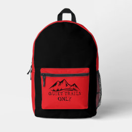 モダンマウンテンスタイルのハイキングバックパック プリントバックパック