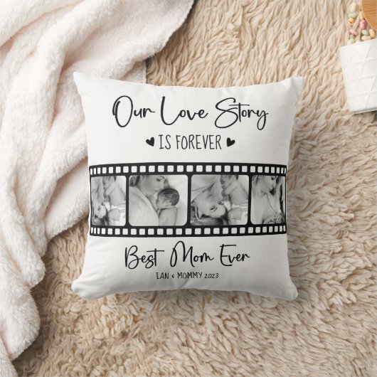 モダンマザーズ日写真コラージュ投薬 クッション (ブランケット)