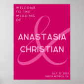 モダンマジはっきりしたタ結婚ン歓迎 ポスター (正面)