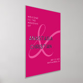 モダンマジはっきりしたタ結婚ン歓迎 箔ポスター (レイダウン)