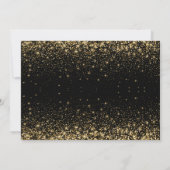 モダンマスカレード スイート16 バースデー フォト 招待状 (裏面)