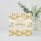 モダンマスタードブラッシュアーティスティックパンプキン カード (スタンド正面)